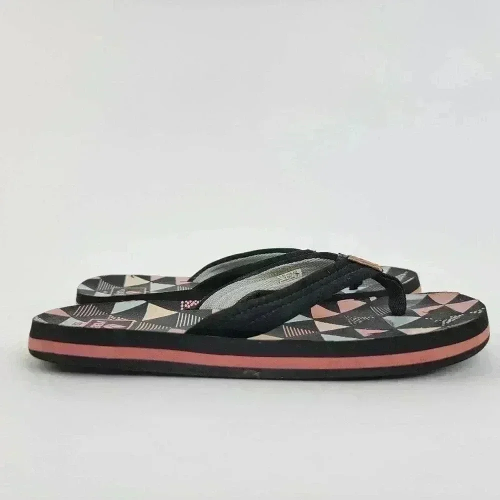 Reef Ahi Geometric Rainbow Flip Flop Sandals - Picture 6 of 7